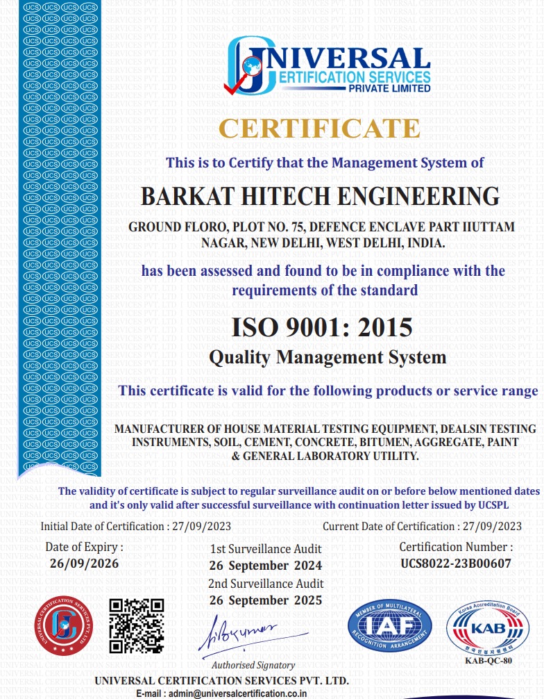 Quality-certificate